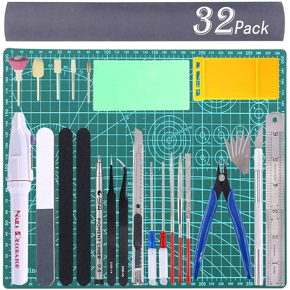 Amazon.com: 33Pcs Gundam Model Kit Tools Gunpla Tool Kits